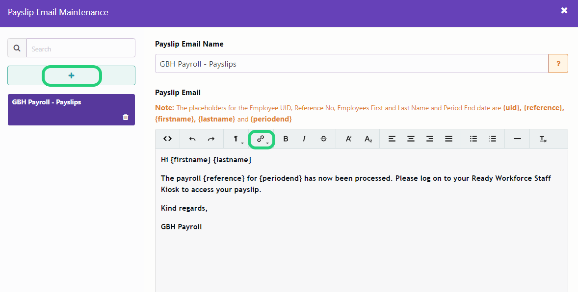 How to Send and Create Payslip Email Message